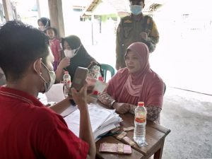 Kegiatan penyaluran bantuan sembako (BPNT) untuk bulan Januari, Februari, dan Maret Tahun 2022 di 4 Desa yaitu Manggar, Sendang Mulyo, Labuhan Kidul, dan Jurang Jero.