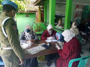 Kegiatan Percepatan Vaksinasi Dosis 1-3 di 5 Desa yaitu Rakitan, Langgar, Sanetan, Bendo dan Jatisari