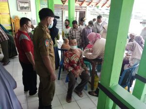 Kegiatan Percepatan Vaksinasi Dosis 1-3 di Desa Langgar