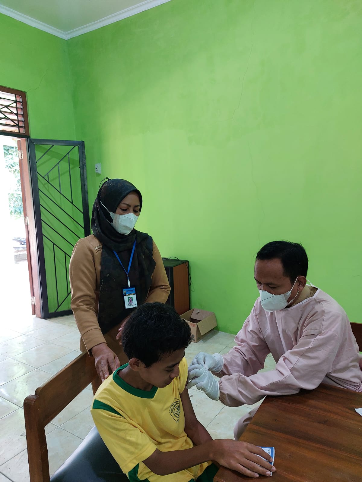 Senin, 14 Maret 2022 Kegiatan Vaksinasi di SD dan MI , yakni SD Sendangmulyo 1, SD Sendangmulyo 2 dan MI Alhidayah jurangjero