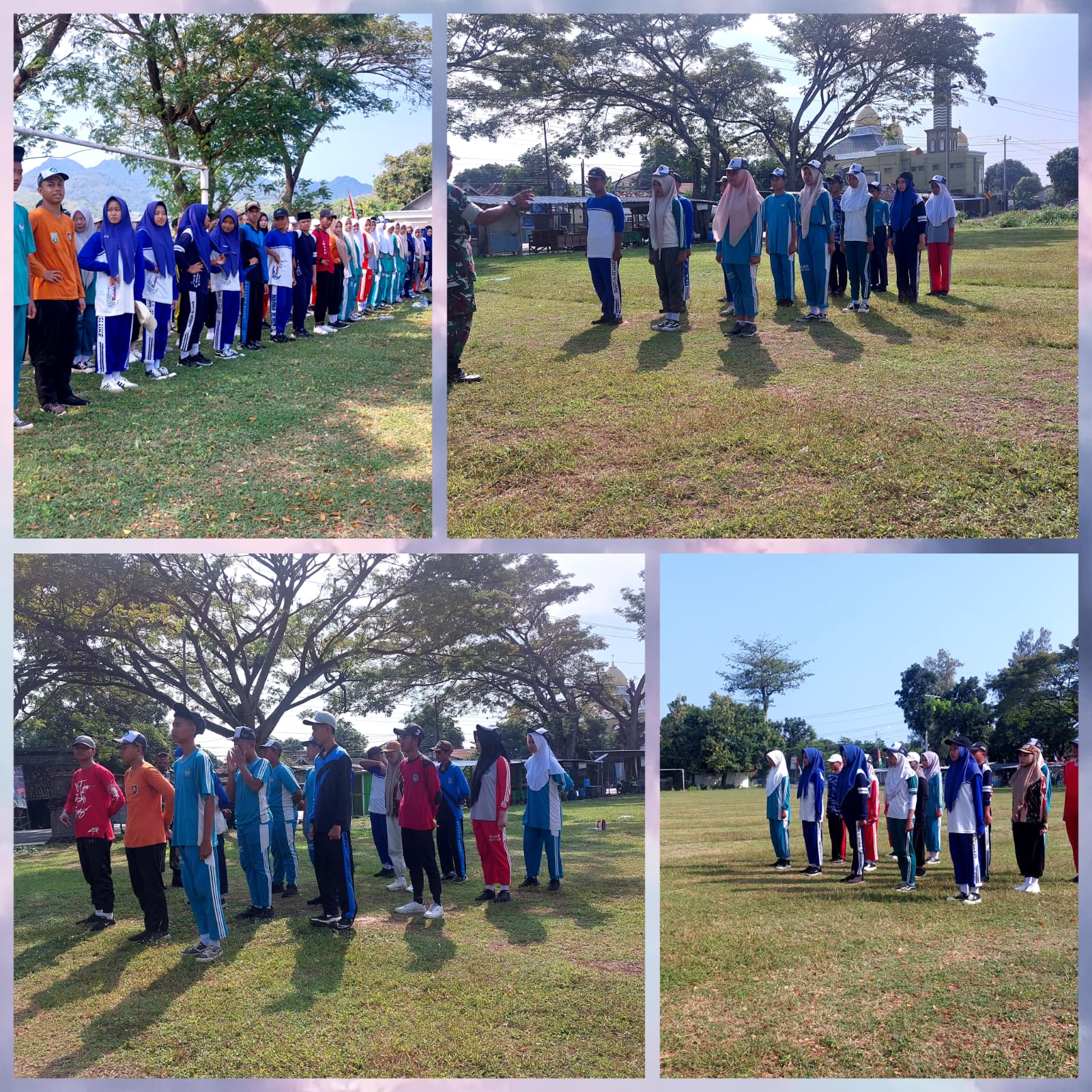 Latihan Pengibaran Bendera Persiapan HUT RI Ke-80 Kecamatan Sluke